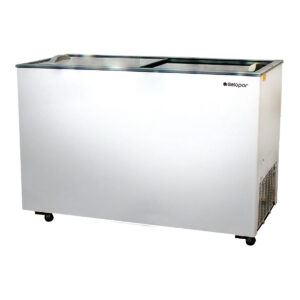 Freezer Horizontal Tampa de Vidro 410 Lts