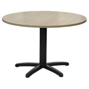 Mesa de Reunião Redonda (Pé Aço na Cor Preta) Stilus
