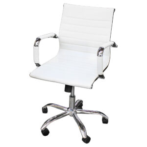 CADEIRA CROMADA GIRATÓRIA ESTOFADA DIRETOR STRIPES (BR)