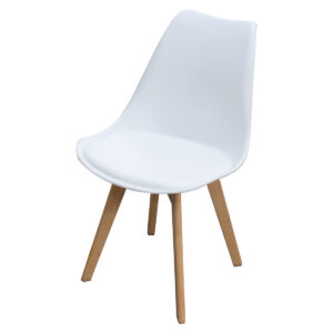 CADEIRA JOLY SAARINEN  C/ ALMOF. (BRANCA)