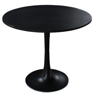 MESA SAARINEN C/ TAMPO DE MDF PRETA