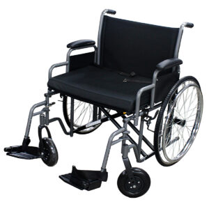 CADEIRA DE RODA PLUS SIZE EM COURVIN 250KG (PR)